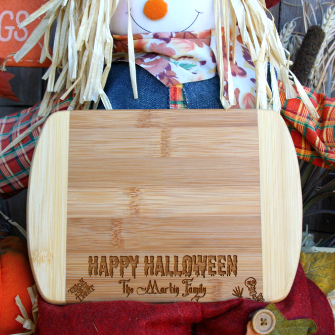 Personalized Halloween 6x8 Bar Boards