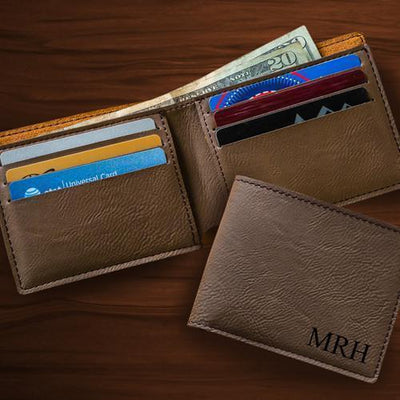 Personalized Bifold Wallet - Monogram