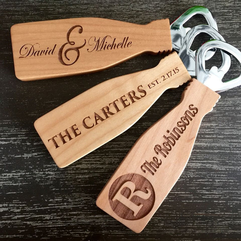 Personalized Magnetic Bottle Openers - 6 Classic Designs!