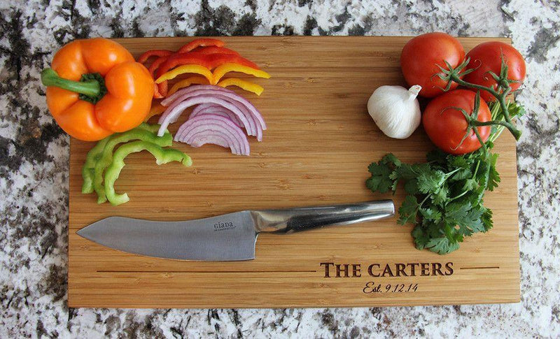 Park City Personalized Cutting Board 11x17 Bamboo