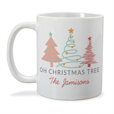 Personalized Oh Christmas Tree Ceramic Mug -  - Gifts For You Now
