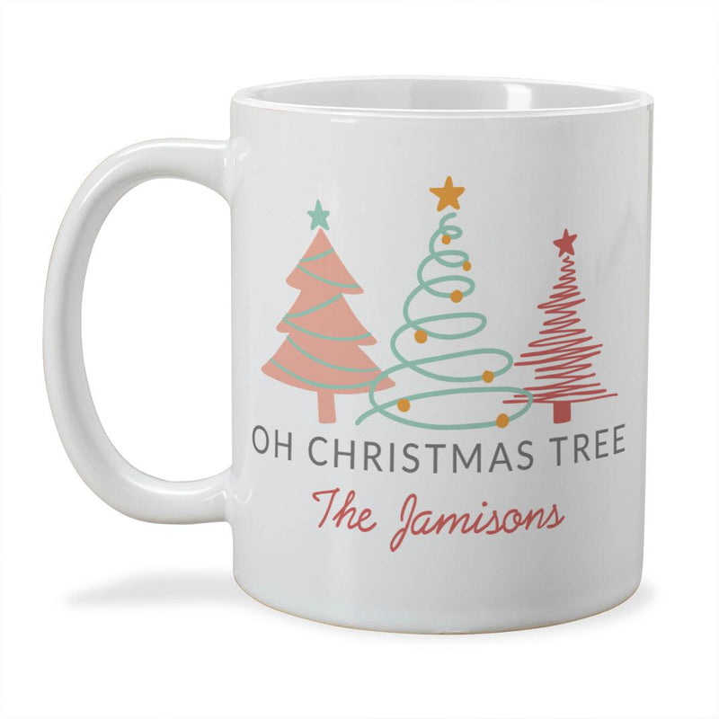 Personalized Oh Christmas Tree Ceramic Mug -  - Gifts For You Now