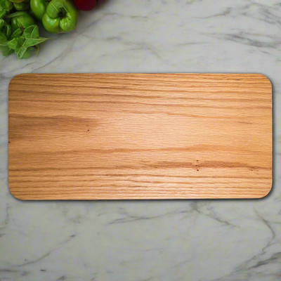 Personalized Red Oak Charcuterie Board