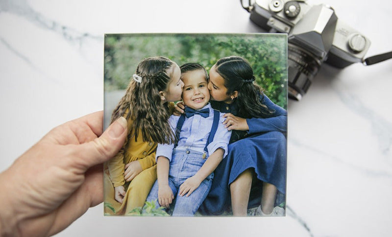 Personalized Glass Photo Prints - 4 Sizes to Choose From