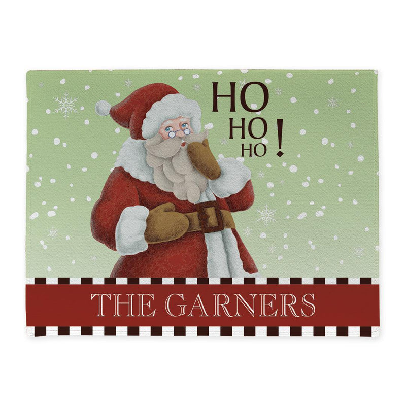 Personalized Vintage Santa Doormat -  - Gifts For You Now