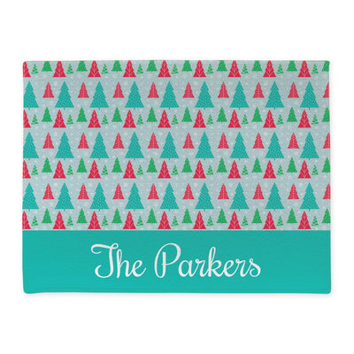 Personalized Christmas Trees Doormat -  - Gifts For You Now