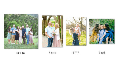 Personalized Glass Photo Prints - 4 Sizes to Choose From