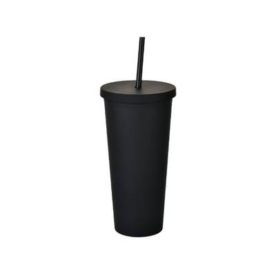 Personalized 24oz. Matte Black Acrylic Tumbler -  - Completeful