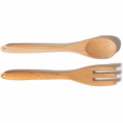 Personalized Decorative Wooden Spoons and Forks Bundle
