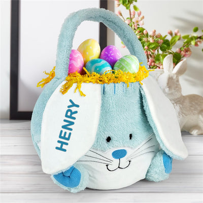Personalized Embroidered Easter Basket