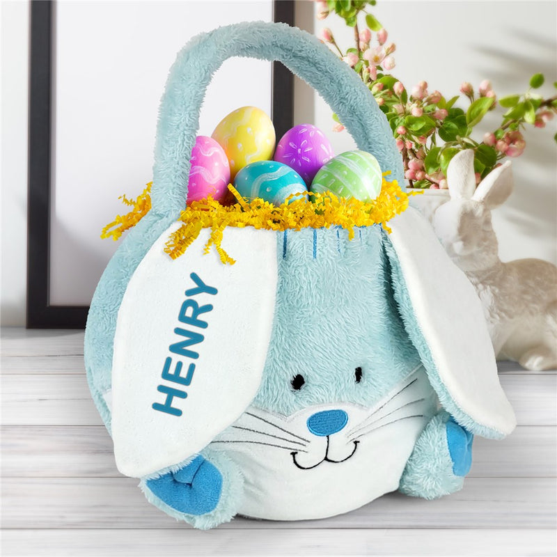 Personalized Embroidered Easter Basket