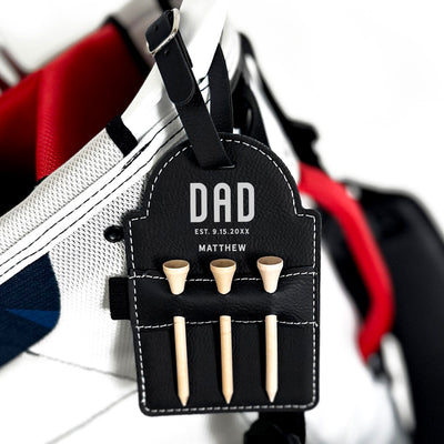 Personalized Golf Tee Tags - Father's Day