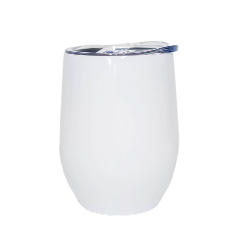 Personalized Aged Birthday Wine Tumblers 12oz - White - Completeful