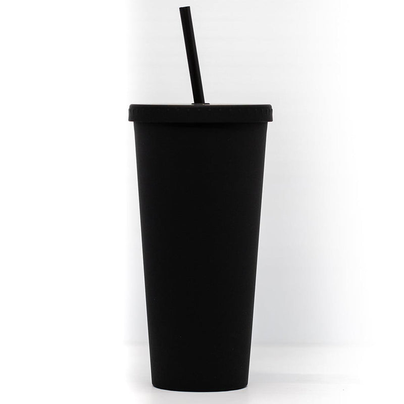 Personalized 24oz. Matte Black Acrylic Tumbler