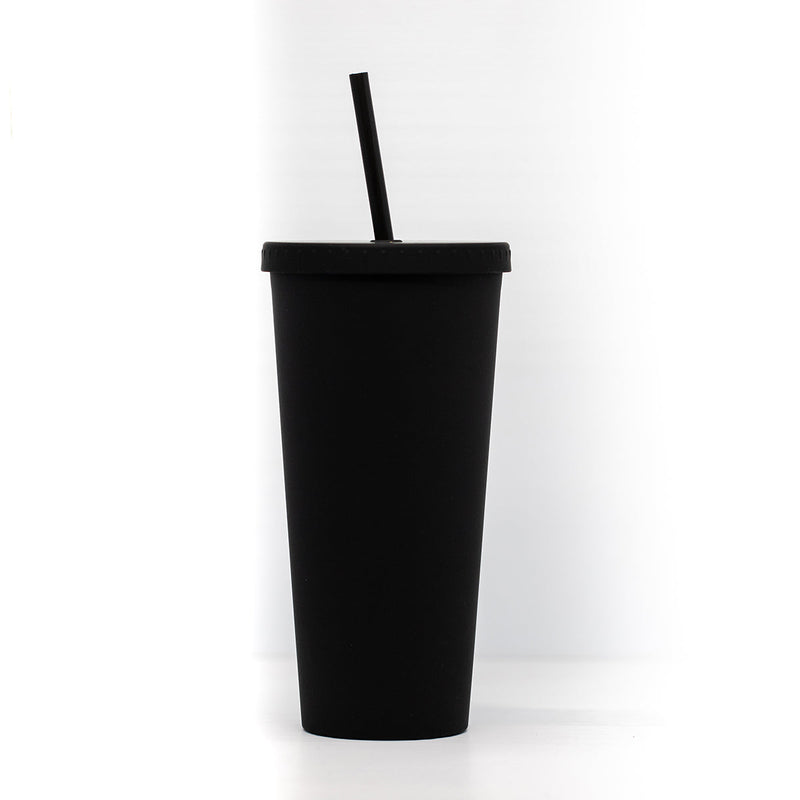 Personalized 24oz. Matte Black Acrylic Tumbler -  - Completeful
