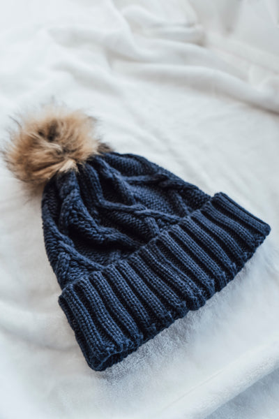 New Era®  Faux Fur Pom Beanie NE911