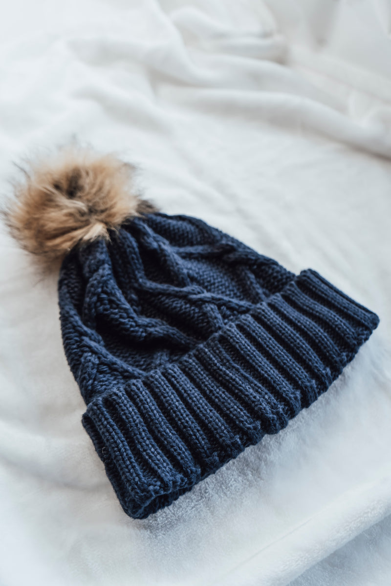 New Era®  Faux Fur Pom Beanie NE911