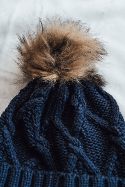 New Era®  Faux Fur Pom Beanie NE911