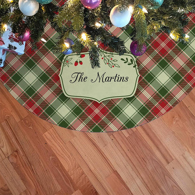 Personalized Christmas Colorful Tree Skirt -  - Gifts For You Now