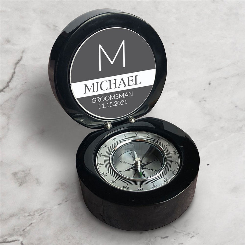 Personalized Wedding Party Compass