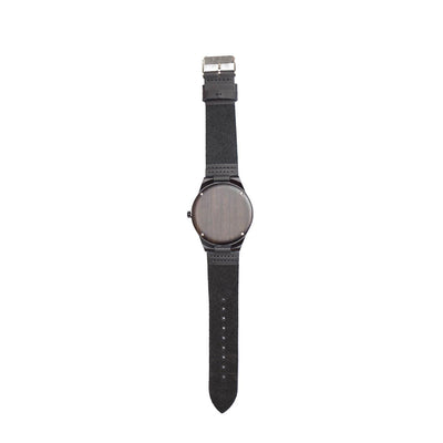 Personalized Dark Brown Wooden Wrist Watch -  - Completeful