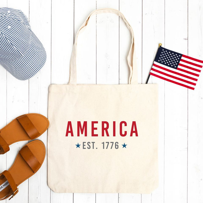 Personalized Patriotic Tote Bags