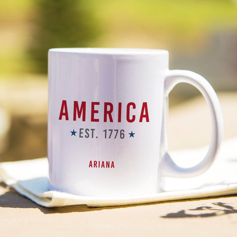 Personalized Patriotic Mugs