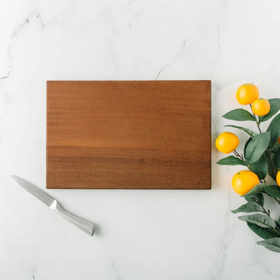 Personalized Beautiful Large Mahogany Cutting Board - Modern Collection