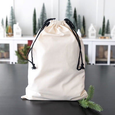 Personalized Christmas Santa Bags (Cotton)