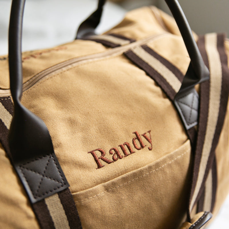 Personalized Heavy Canvas Weekender Duffle Bags
