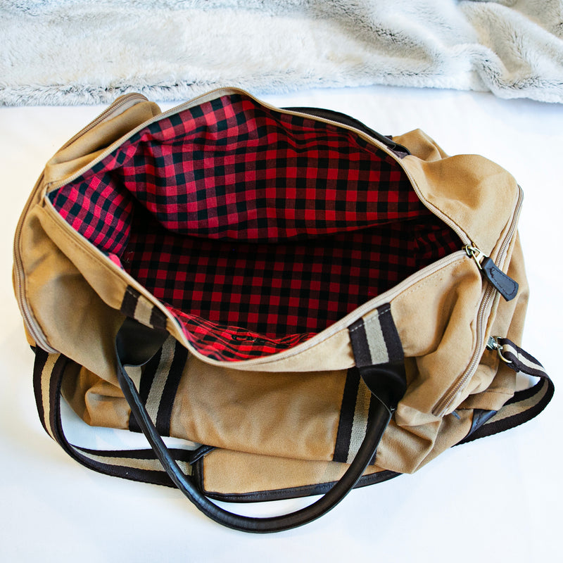 Personalized Heavy Canvas Weekender Duffle Bags