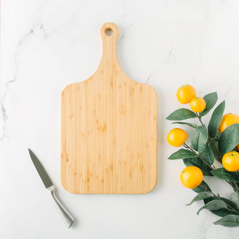 Personalized Halloween Handled Bamboo Cutting Boards
