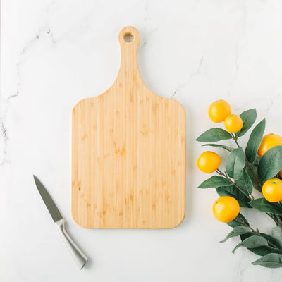 Personalized Handled Bamboo Serving Boards - Classic Designs