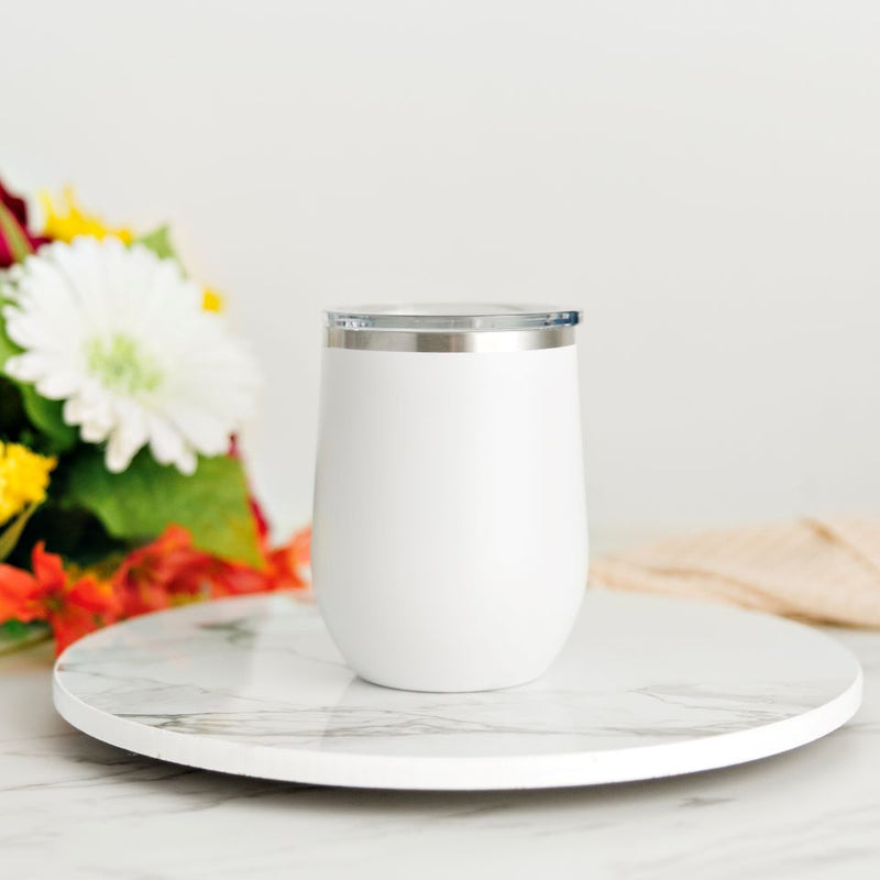 Personalized 12 oz. Bridesmaid Wine Tumbler