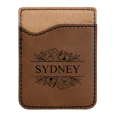 Personalized Leather Phone Wallets -  - Completeful