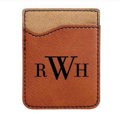 Personalized Leather Phone Wallets -  - Completeful