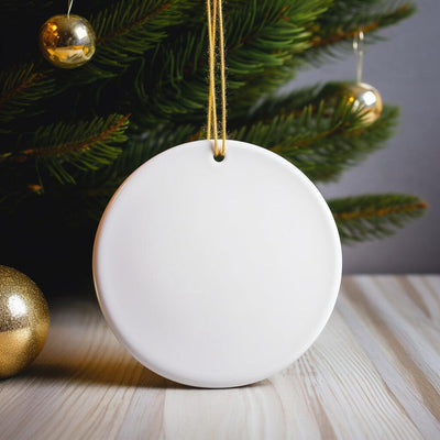 Personalized Snowman Vintage Christmas Ornament -  - Completeful