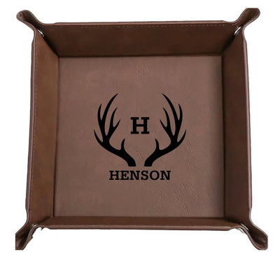 Personalized Dark Brown Snap Up Tray -  - Completeful
