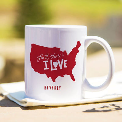 Personalized Patriotic Mugs