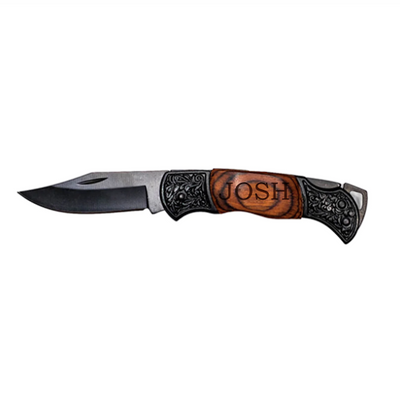 Personalized Small Pakkawood Handle Knife -  - Completeful