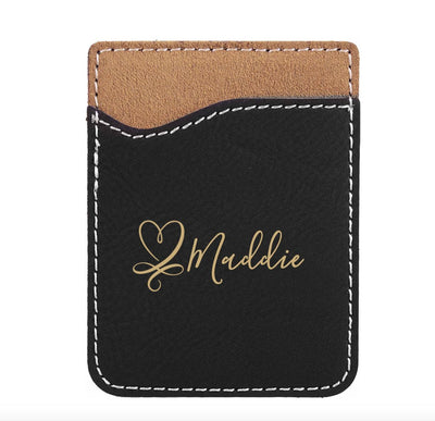 Personalized Leather Phone Wallets -  - Completeful