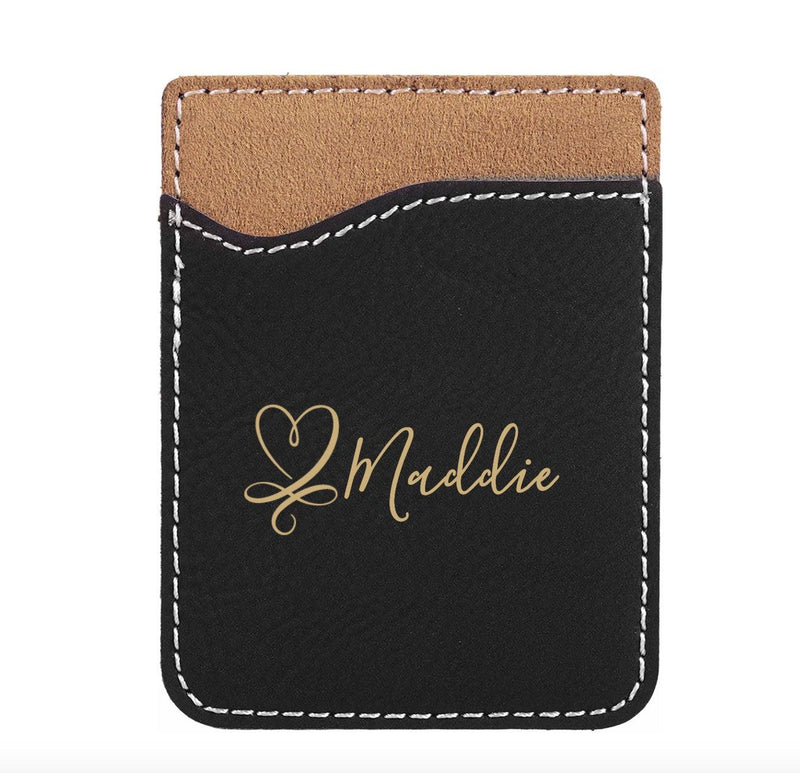 Personalized Leather Phone Wallets -  - Completeful