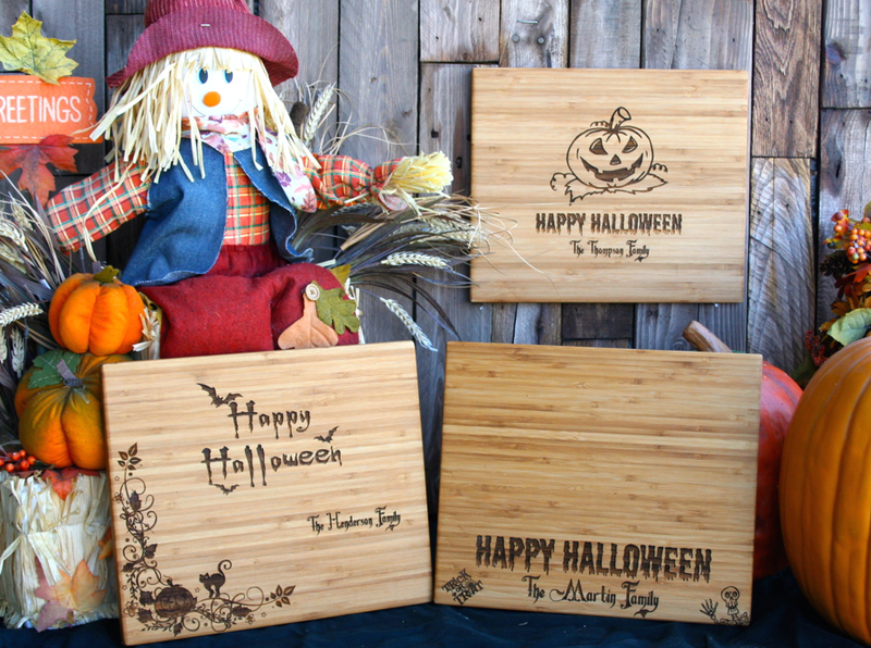 Personalized Spooky 11x13 Halloween Cutting Boards