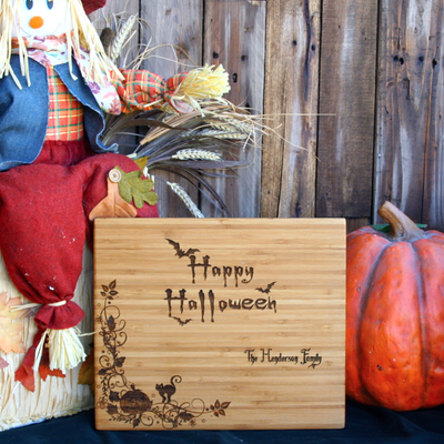 Personalized Spooky 11x13 Halloween Cutting Boards