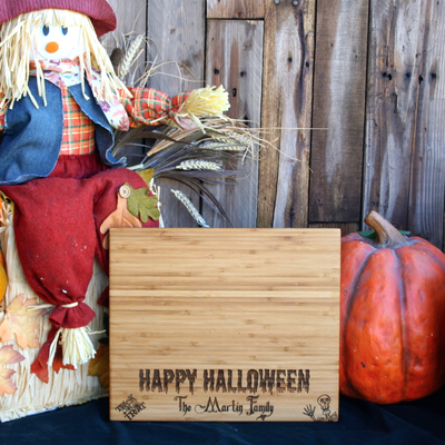 Personalized Spooky 11x13 Halloween Cutting Boards