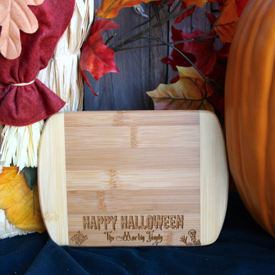 Personalized Halloween 6x8 Bar Boards