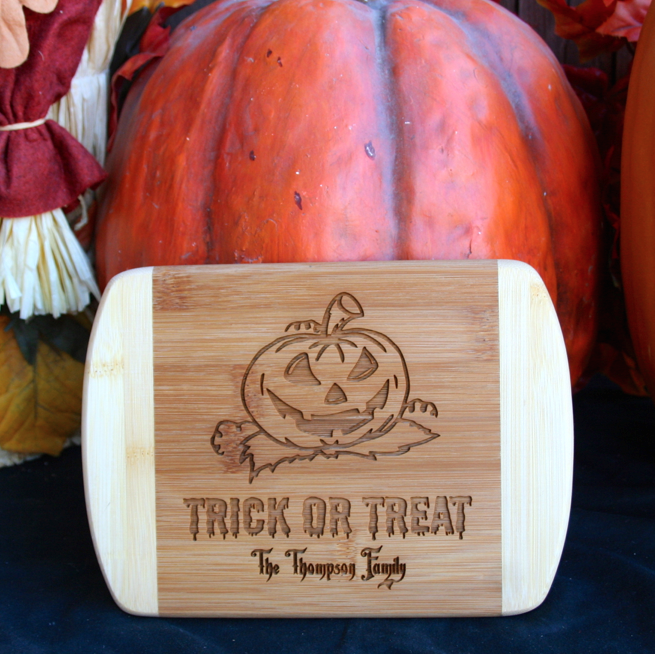 Personalized Halloween 6x8 Bar Boards