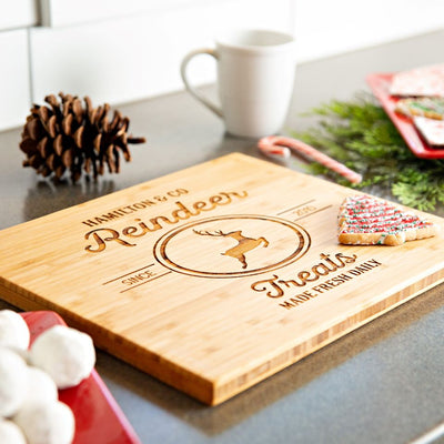 Personalized 11x13 Christmas Bamboo Cutting Boards