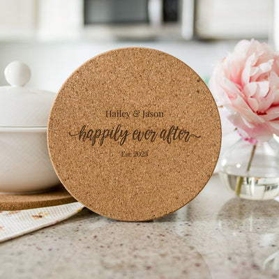 Personalized Large Kitchen Hot Pad - Couples Collection