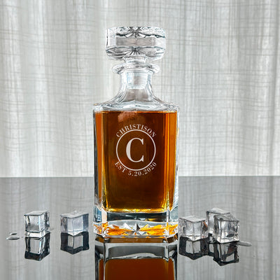 Personalized Square Decanter